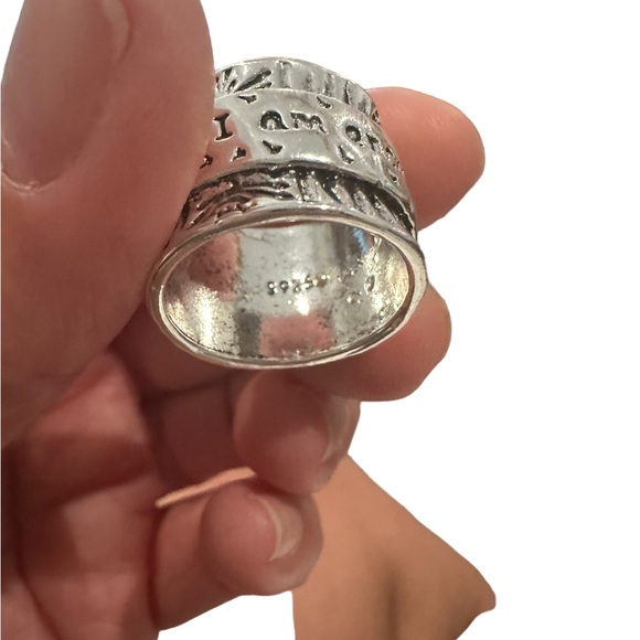 Sterling Silver I Am Enough Dandelion Ring - Picture 4 of 5